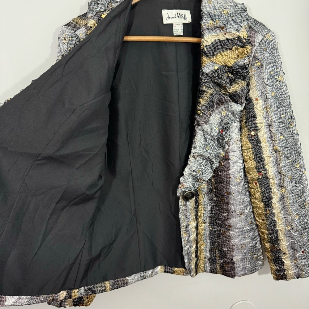 Joseph Ribkoff Multicolor Textured Jacket - Picture 7 of 13